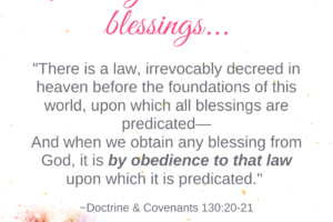 When you want more blessings…