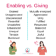 Enabling vs. Giving