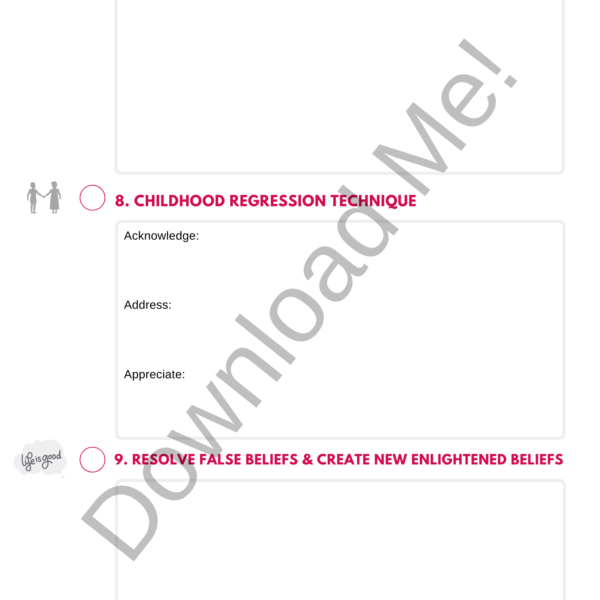 Energy Healing Session Logs PDF Printable