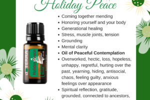 Holiday Peace – Holiday Essential Oil Blend.