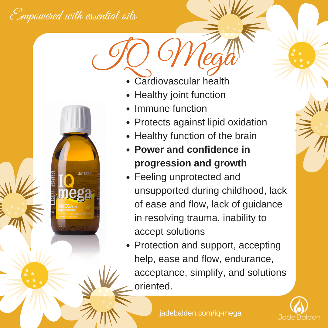 IQ Mega Omega 3 Fish Oil Jade Balden