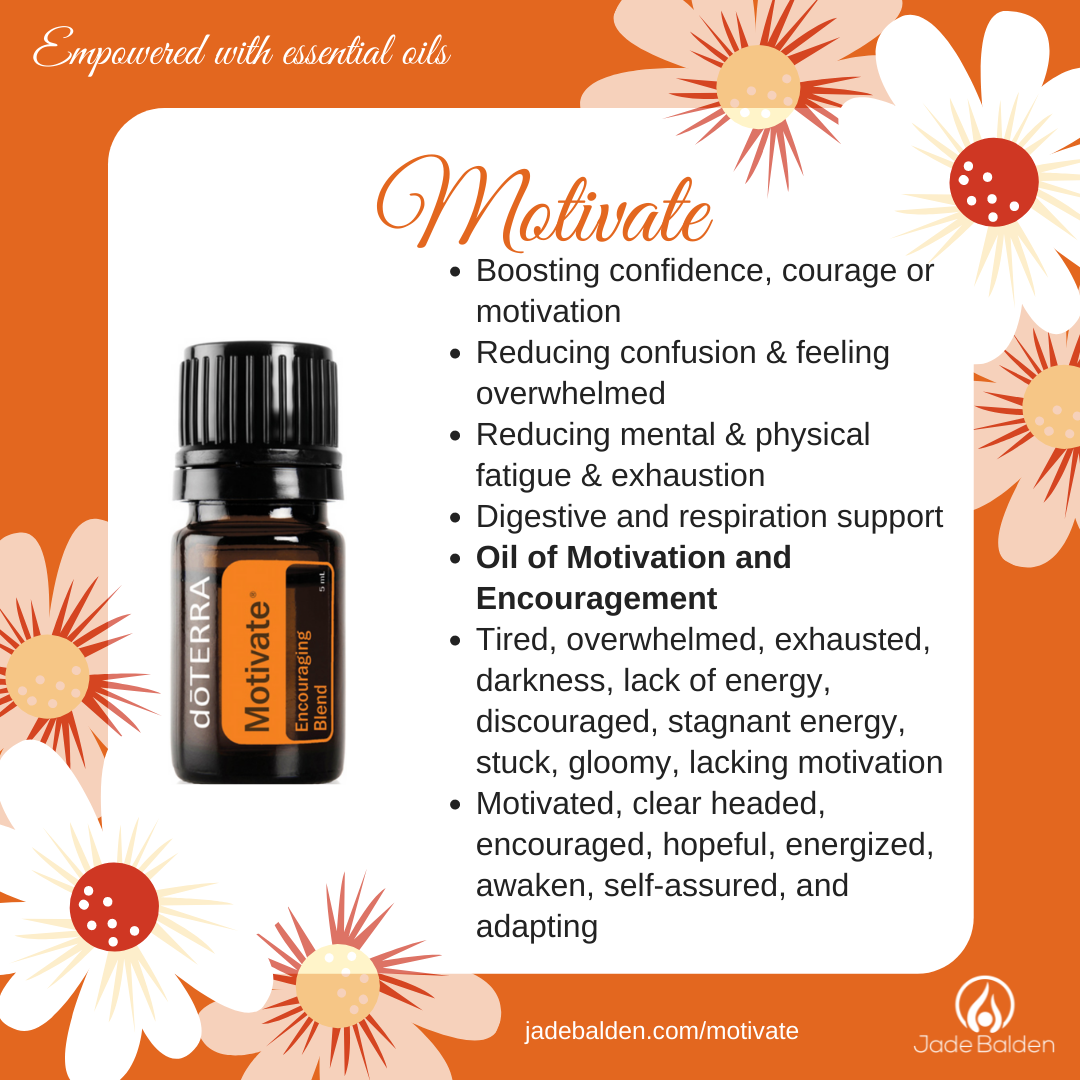 Motivate – Encouraging Essential Oil Blend. | Jade Balden