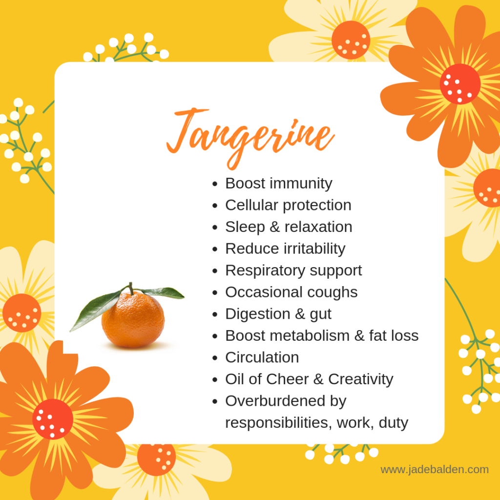 doTERRA Tangerine Essential Oil Uses