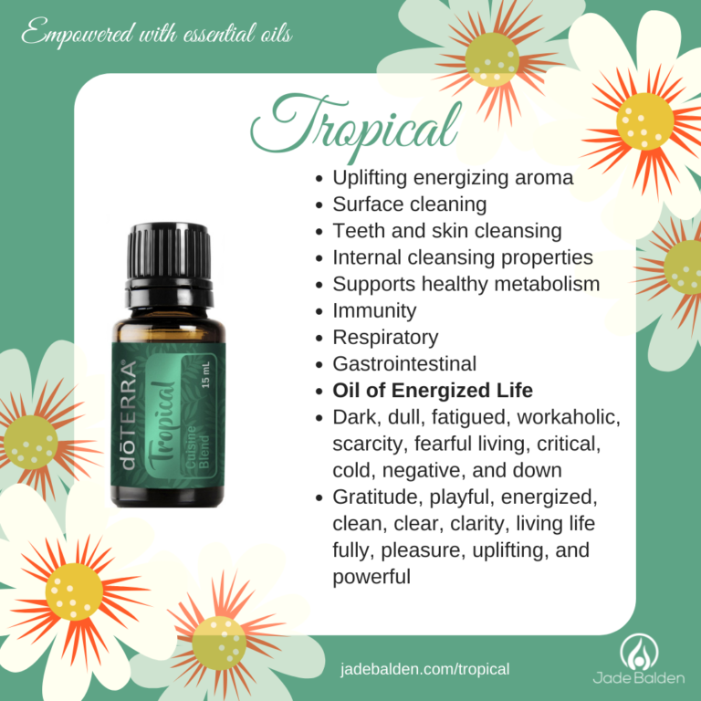 Tropical – Cuisine Essential Oil Blend. | Jade Balden